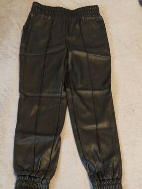Primark Black Faux Leather Pants